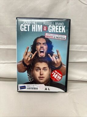 Get Him to the Greek DVD - Teal & Black Cover